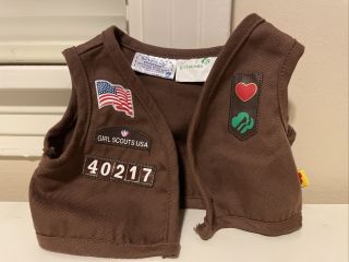 Build A Bear Workshop Girl Scout Brownie Vest