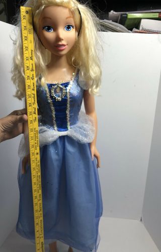 Disney Princess Cinderella 38 " My Size Barbie Type Doll Fairytale Friend